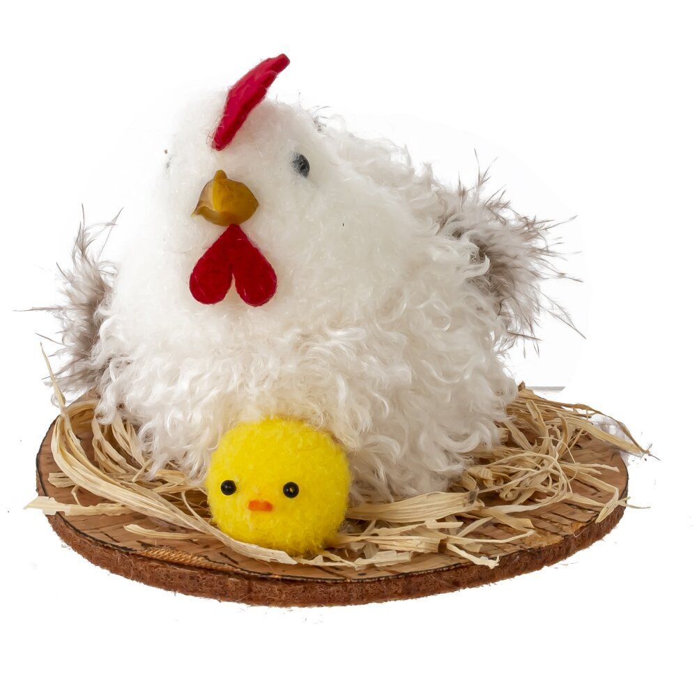 GAEM Фигурка декоративная "Курица" (блок 12шт), L8 W8 H6 см, 3в.