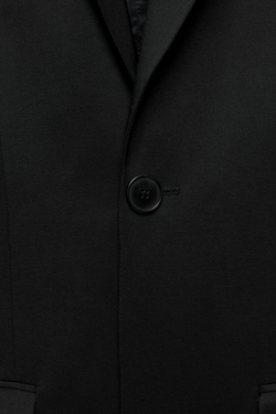 ZARA X LUDOVIC DE SAINT SERNIN КЛАССИЧЕСКОЕ ПАЛЬТО, ЧЕРНЫЙ