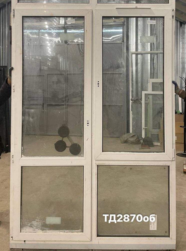 Дверь Пластиковая Б/У 237(в) х 163(ш) (Балконный Блок)