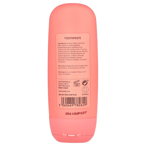 Haan, зубная паста, Life's a Bee, чай и мята, 55 мл (1,86 жидк. унции)