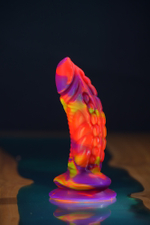 Фантазийный фаллоимитатор Mr. G-spot, разноцветный - 18 см