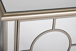 Тумба под телевизор зеркальная Garda Decor KFG041