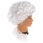 Парик карнавальный «Империя», Белый