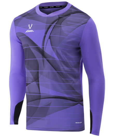 Свитер вратарский DIVISION PerFormDRY GK Pattern LS, сиреневый/темно-серый/белый