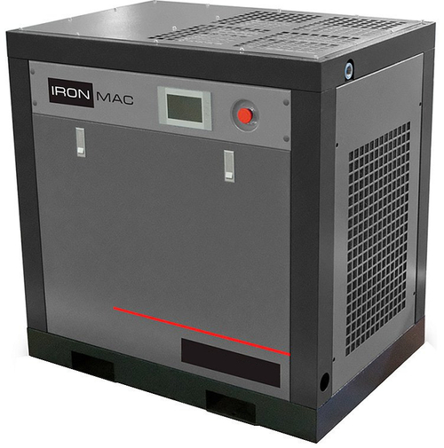 Винтовой компрессор ironmac ic 20/10 am