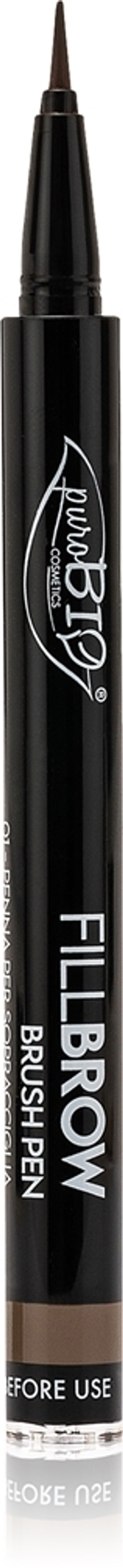 puroBIO Cosmetics Fillbrow - ручка для бровей, 0,7 ml