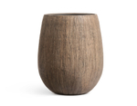 Кашпо TREEZ Effectory Wood Округлая чаша Светлый дуб в-39 см, д-32 см 41.3321-03-051-WB-39