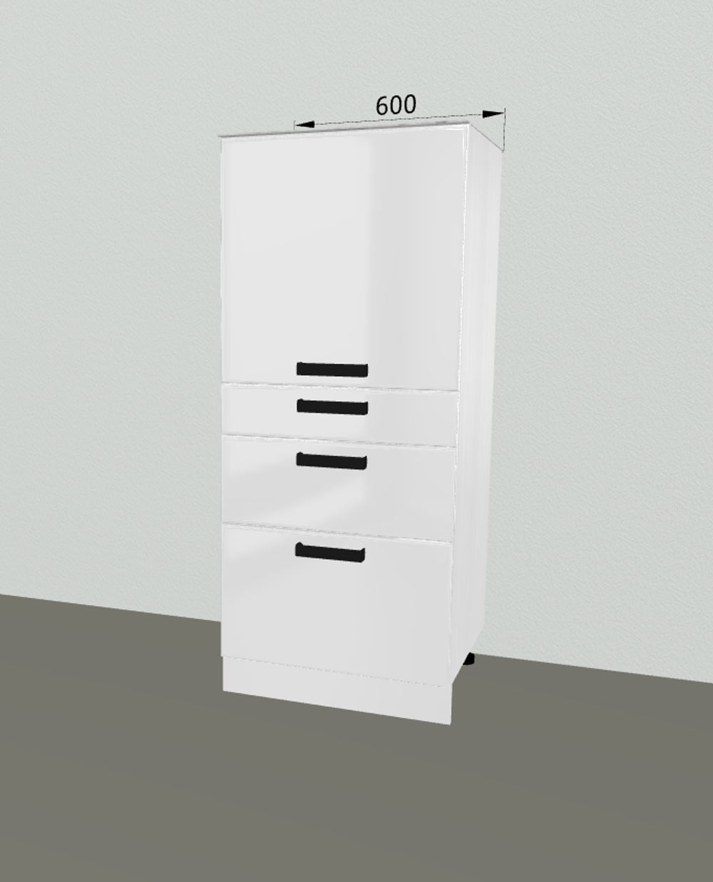 Пенал П143 Аляска Белый