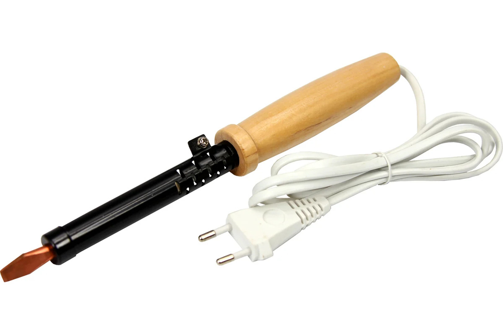 Паяльник 100Вт 220В деревянная рукоятка ЭПЦН