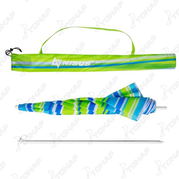 Зонт пляжный d 2,00м прямой (22/25/170Т) NA-200-SB NISUS