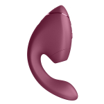 Розовый вибратор 19,5см с вакуумным стимулятором Womanizer Next Duo Dusky Pink WZ142SG3