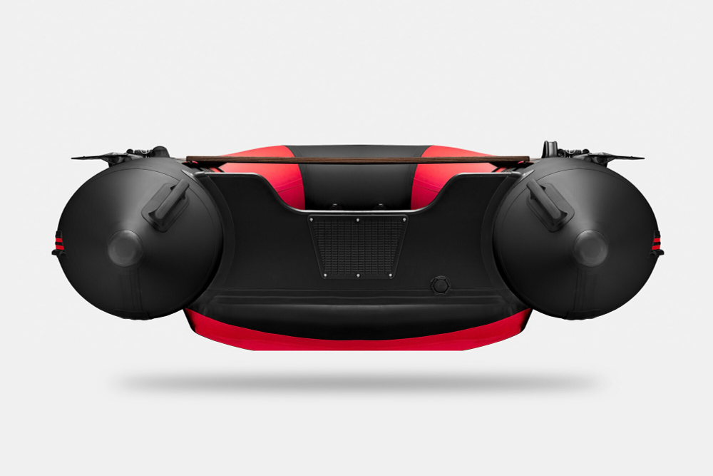 Надувная лодка GLADIATOR E330S красно-черный