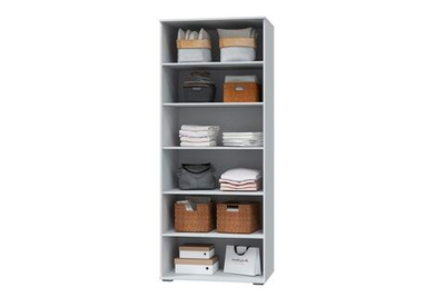 ШАРЛИЗ-спальня Шкаф 2дв. для платья и белья (б/зеркала) (ш902*г578*в2213мм), Белый снег