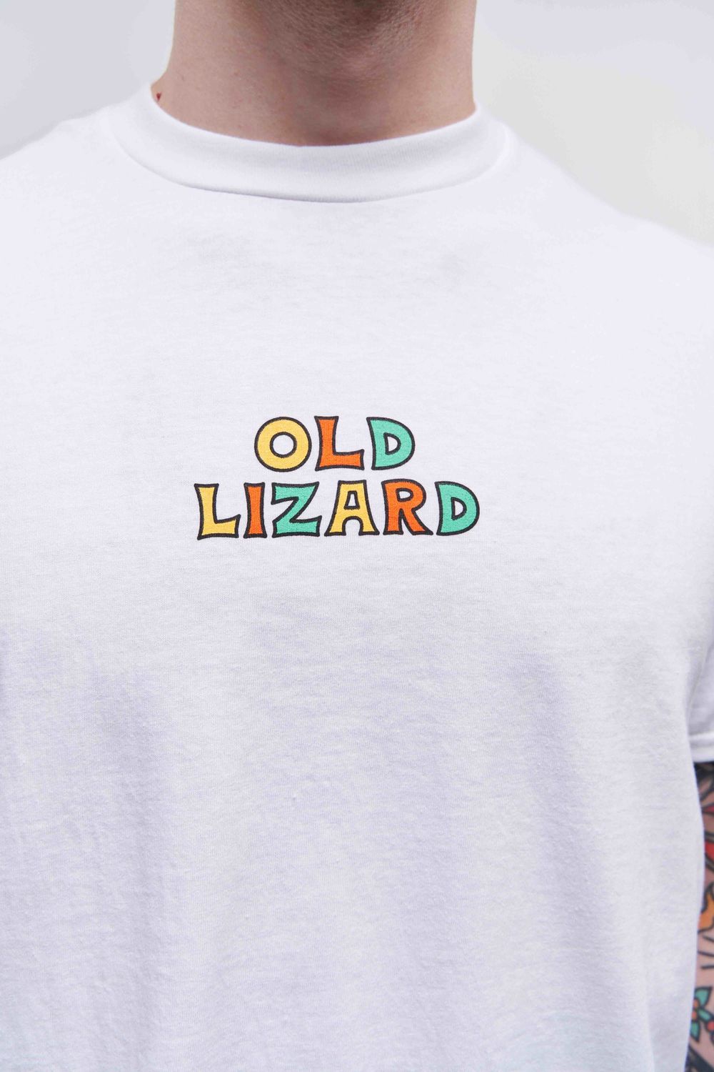 Футболка Old Lizard Title Fight Белая