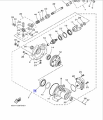 Подшипник Yamaha 3B44616400