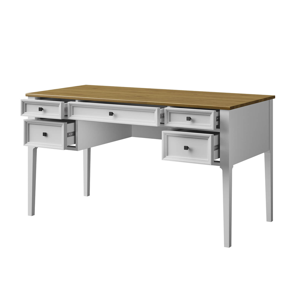 Стол письменный «Квадро-С» из массива сосны 138.8*76*66 см