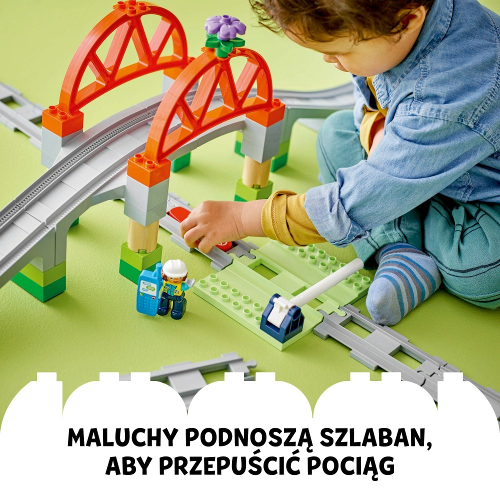 LEGO DUPLO Town - Мост и железнодорожные пути - набор расширения 10426