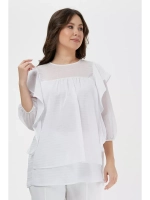 Блузка белая