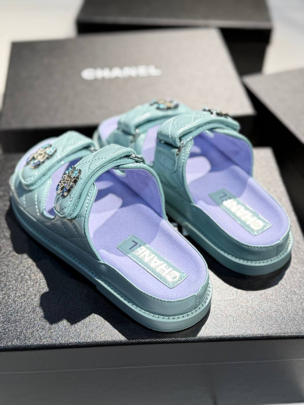 Шлепанцы CHANEL