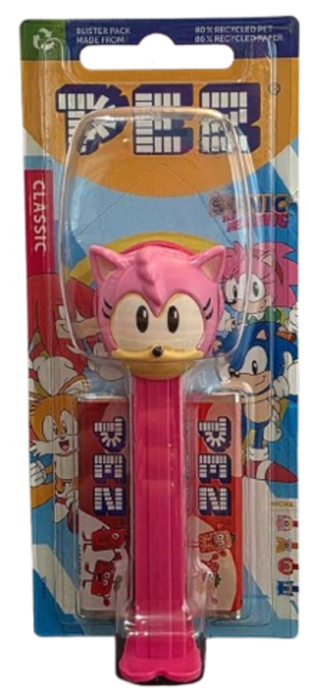 Игрушка-дозатор Sonic the Hedgehog для конфет Pez Эми