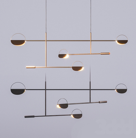 Pendant design lamp  Leaves by Bolia (Black)