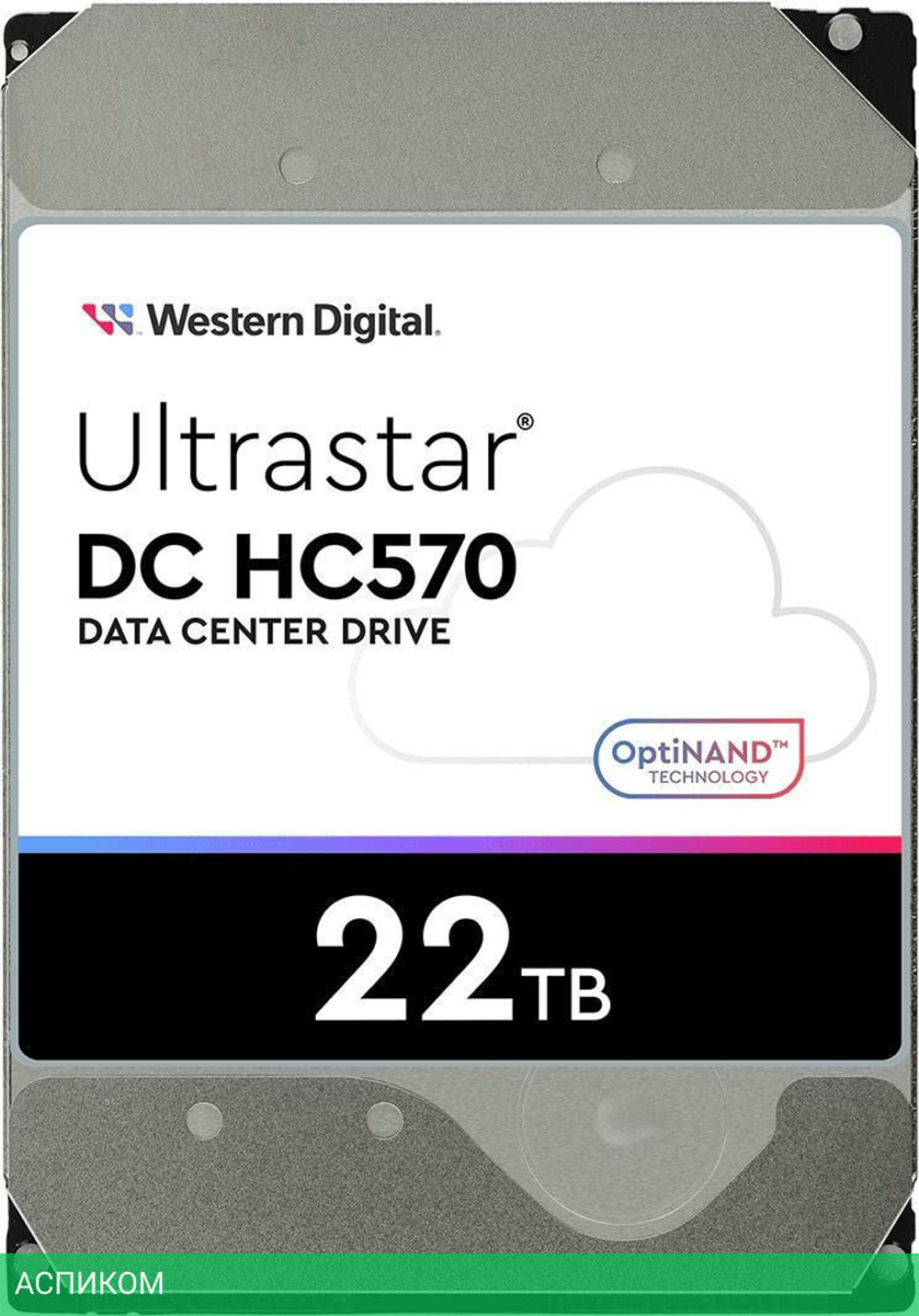 Жесткий диск WD Ultrastar DC HС570 WUH722222AL5204 22TB (0F48052)