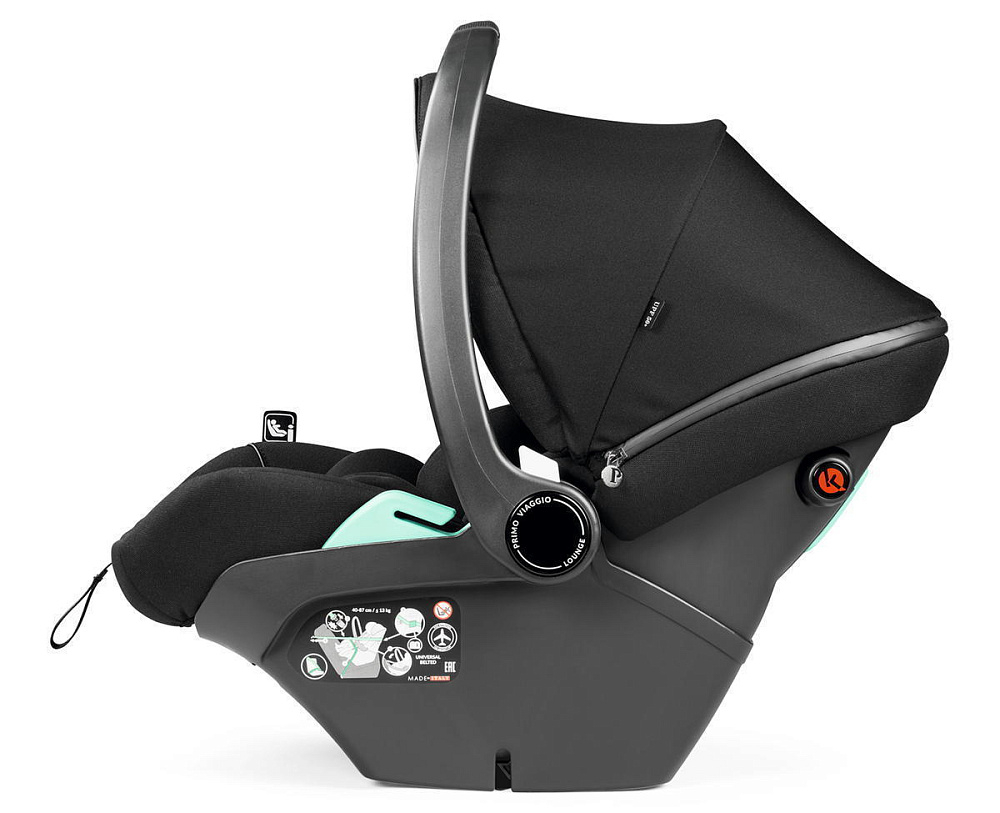 Коляска Peg Perego Veloce New Belvedere Lounge 3 в 1 True Black