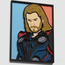 3D Картина по номерам из дерева Тор, 23x30 см