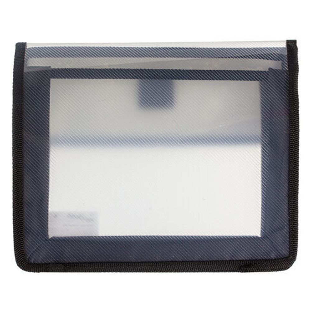 Папка для тетрадей ЮНЛАНДИЯ А5, 2 отделения, пластик, клапан на липучке, "Space", 270145