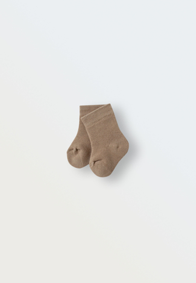 Носочки махровые (шоколад)