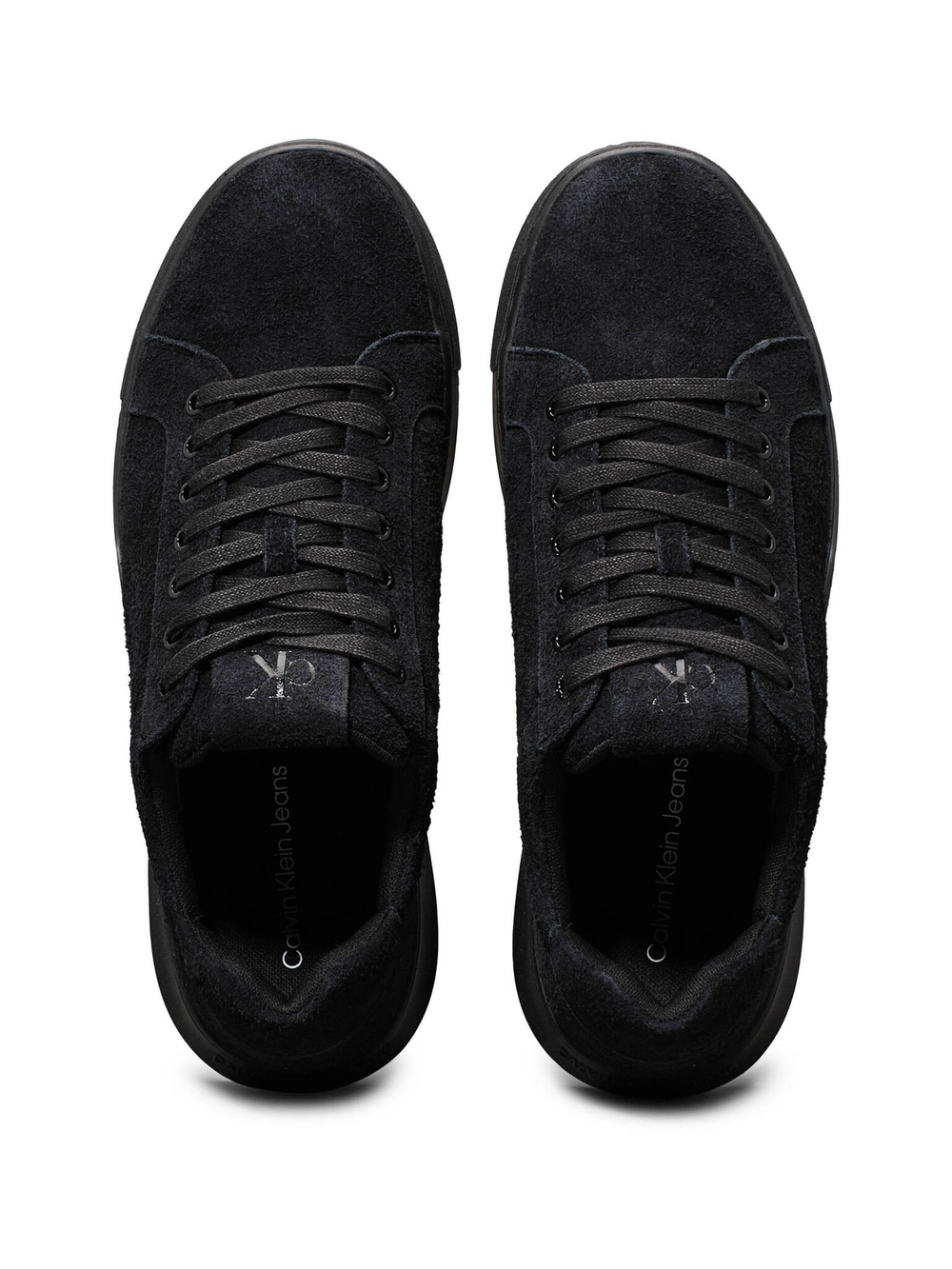 Кожаные кроссовки CALVIN KLEIN JEANS - черный(YM0YM01121)