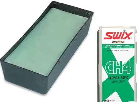 Парафин SWIX CH4X, (-12-32 C), Green, 180 g