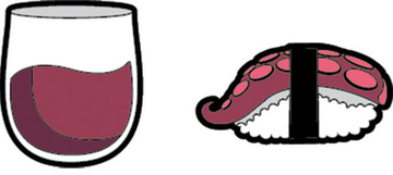 Виброгаситель теннисный Gamma String Things 2P - wine/octopus