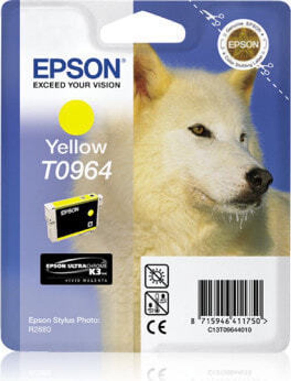 Epson Husky T0964 струйный картридж 1 шт Подлинный Желтый C13T09644030