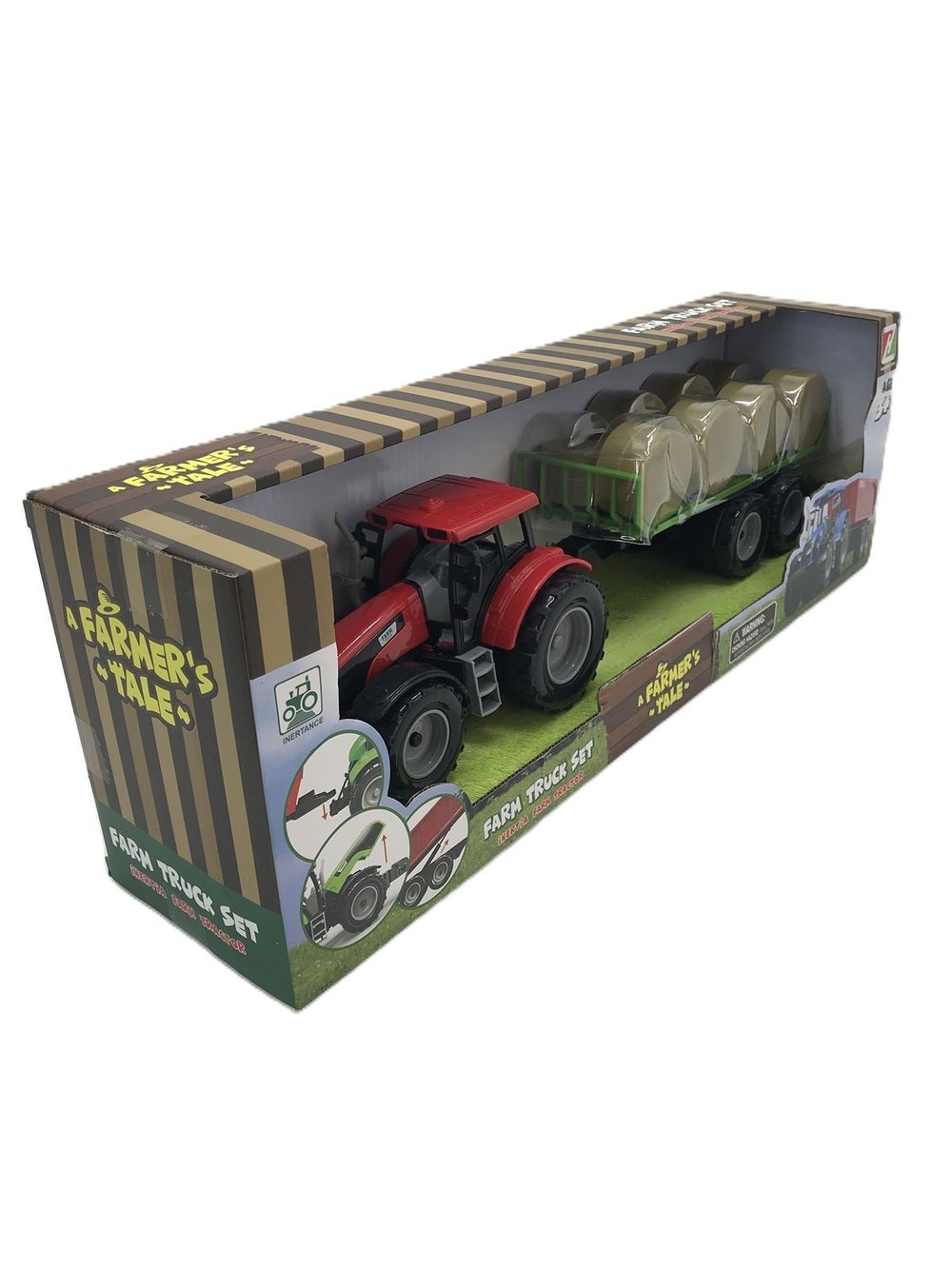 Игрушка Трактор Ферма цвет красный (550-8J-1)