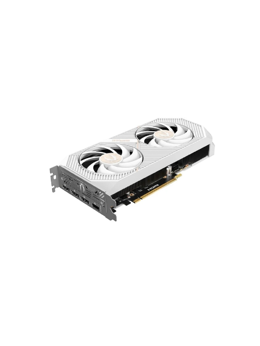 Видеокарта ZOTAC GAMING GeForce RTX 5070 Twin Edge OC White Edition 12Gb DDR7 192 bit  2165 /2542  MHz  3*DP/HDMI 2*FAN (ZT-B50700Q-10P) RTL