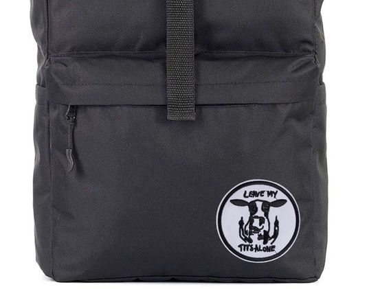 Нашивка термоаппликация на одежду и на рюкзак.  Leave my