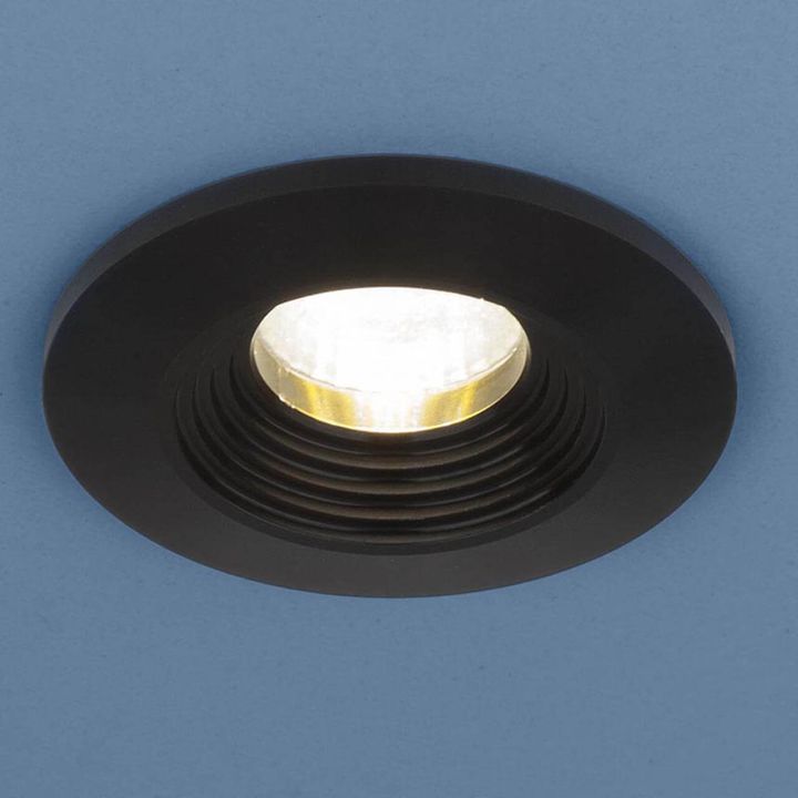 Встраиваемый светодиодный светильник Elektrostandard 9903 LED 3W COB BK черный a038446