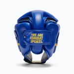 Боксёрский шлем LEONE 1947 Headgear Dna blue