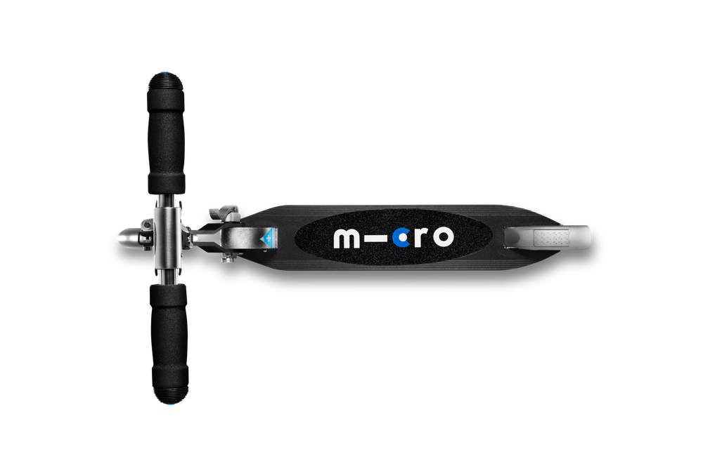 Самокат Micro Sprite чёрный LED