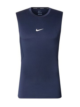 Компрессионная одежда Nike Pro Dri-Fit Tight Sleeveless Fitness - obsidian/white