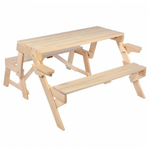 СКАМЬЯ-СТОЛ РАСКЛАДНАЯ БАННЫЕ ШТУЧКИ ЛИПА 120Х80Х40СМ 32475