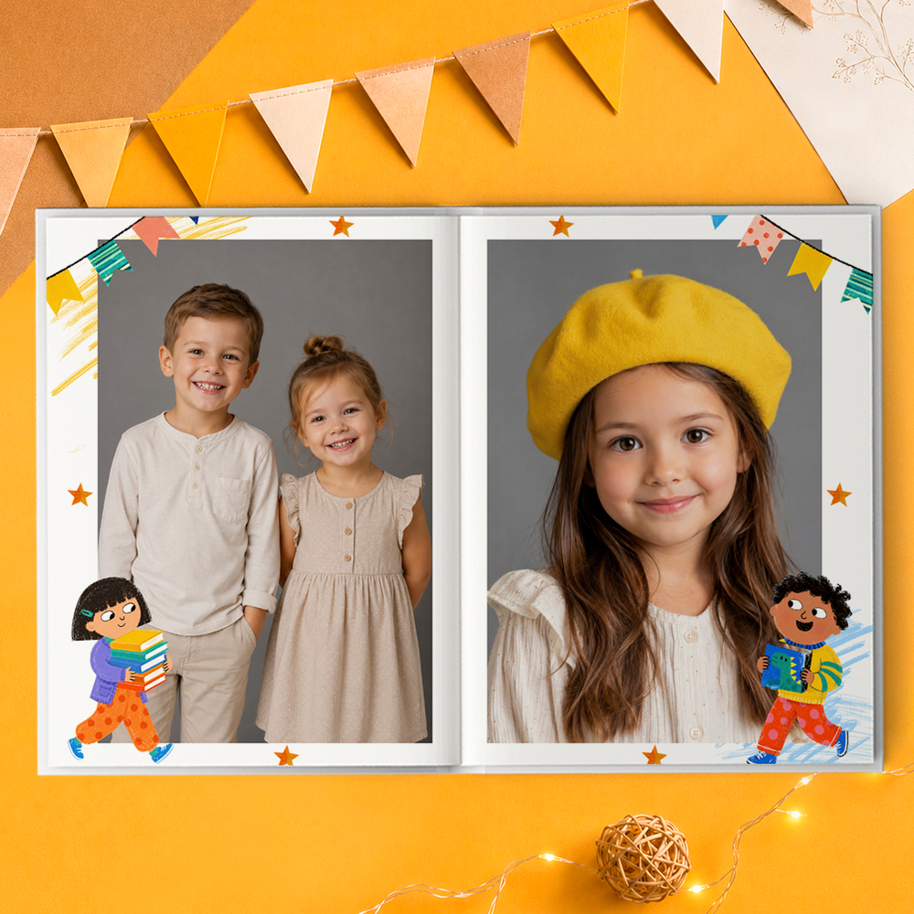 PSD-Шаблон фотокниги "Дети"