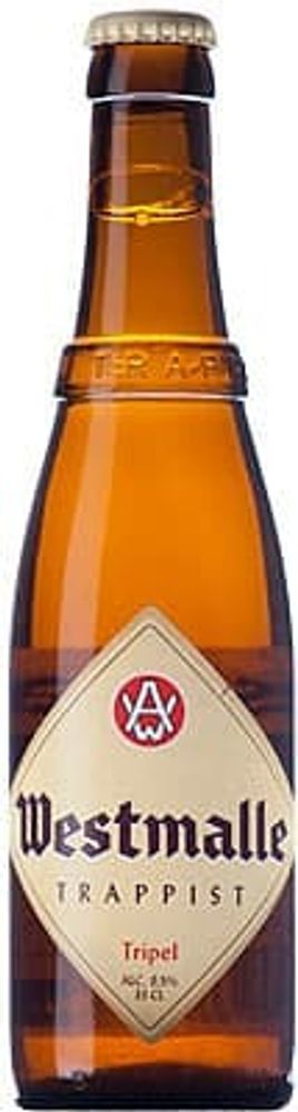 Пиво Вестмалле Траппист Трипель / Westmalle Trappist Tripel 0.33 - стекло