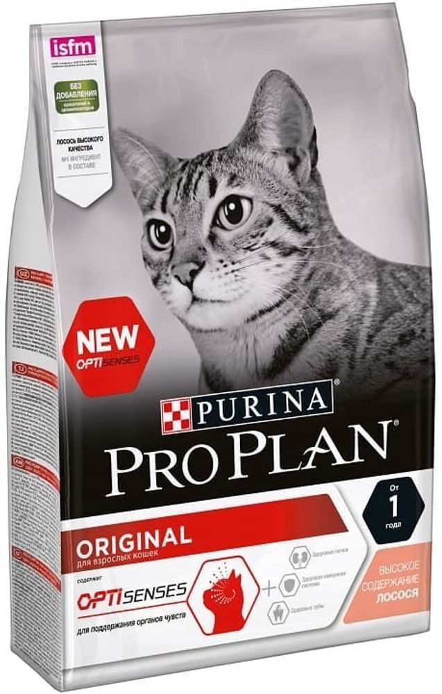 Pro Plan 7кг корм для взрослых  кошек с лососем (12392653)