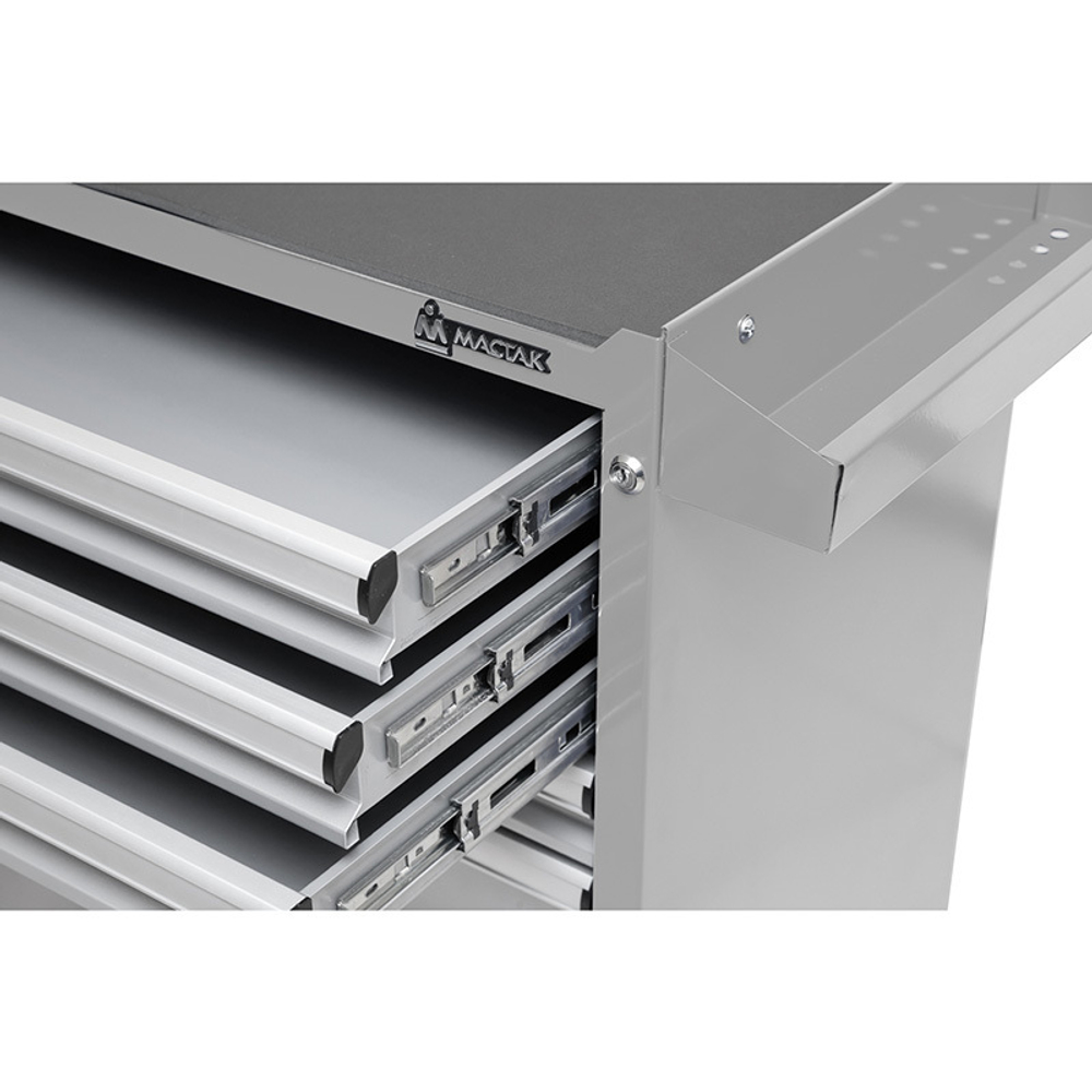 МАСТАК (521-06581MG) Тележка инструментальная серии «ОПТИМА», 6 полок, серая