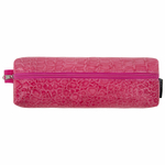 Пенал-косметичка BRAUBERG "крокодиловая кожа" 20х6х4 см "Ultra pink" (3 штуки в упаковке)