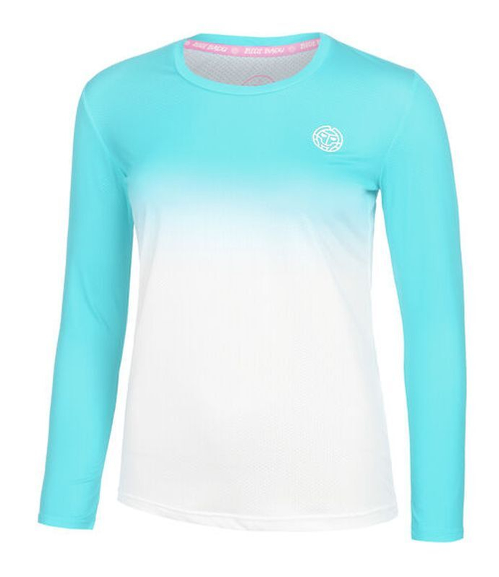 Футболка для девочки теннисная Bidi Badu Girls Crew Gradiant - разноцветный