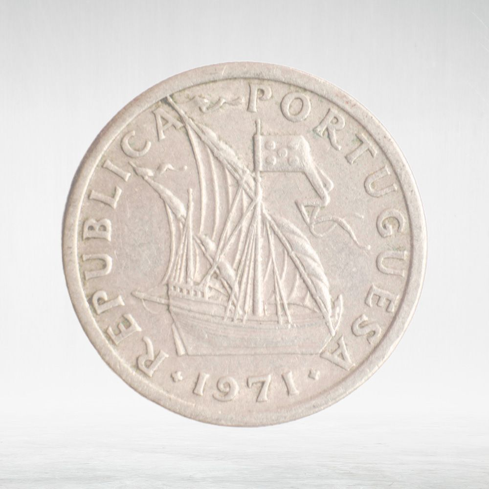 Portugal, 2.50 Escudos, 1971, VF
