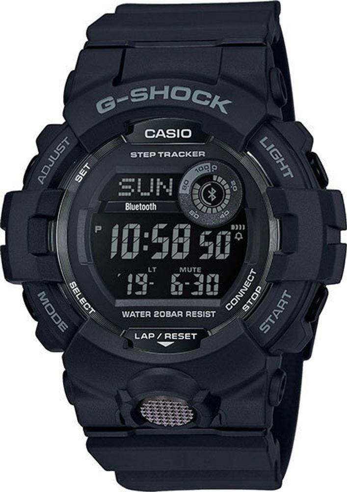 Японские спортивные наручные часы Casio G-SHOCK GBD-800-1B с хронографом